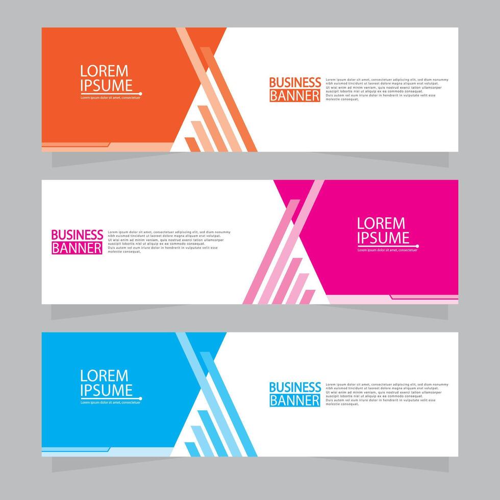 Banner templates design.modern banner. vector
