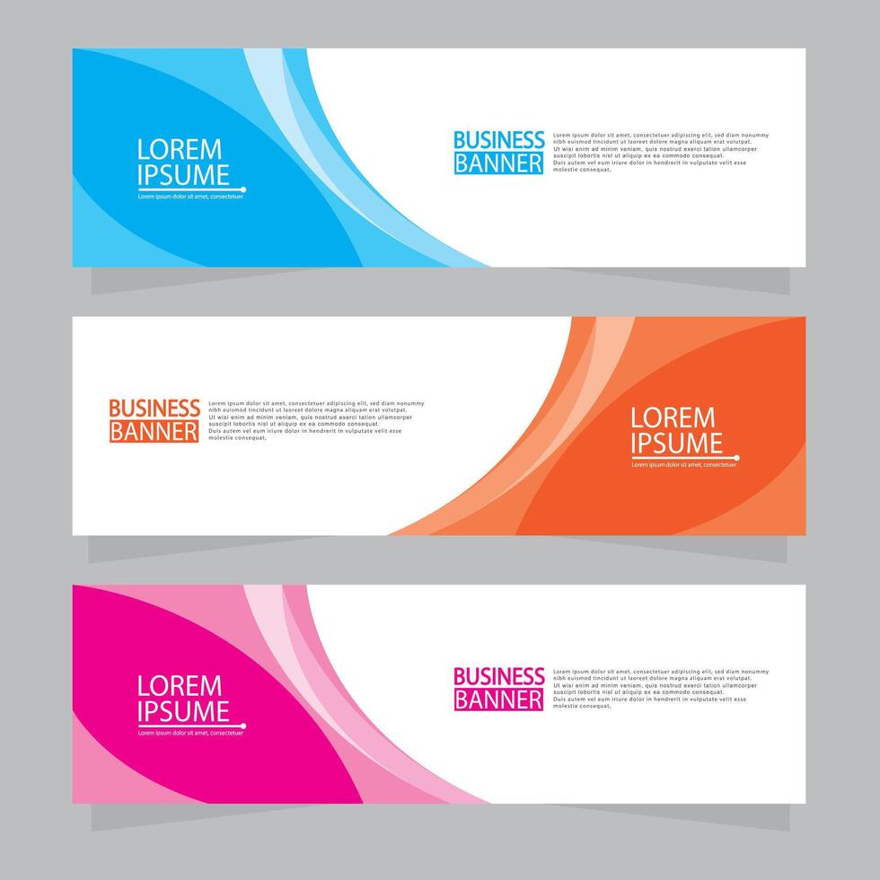 Banner templates design.modern banner. vector