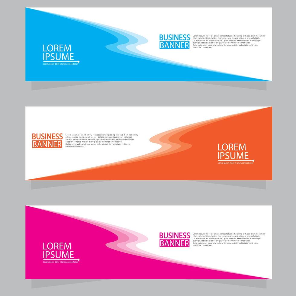 Banner templates design.modern banner. vector