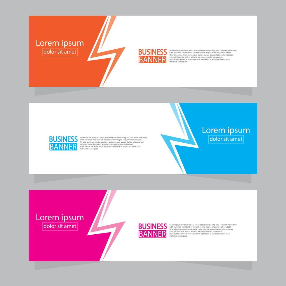 Banner templates design. modern banner. vector