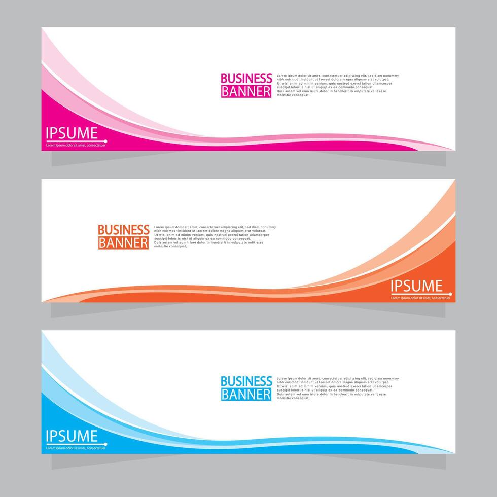 Banner templates design.modern banner. vector