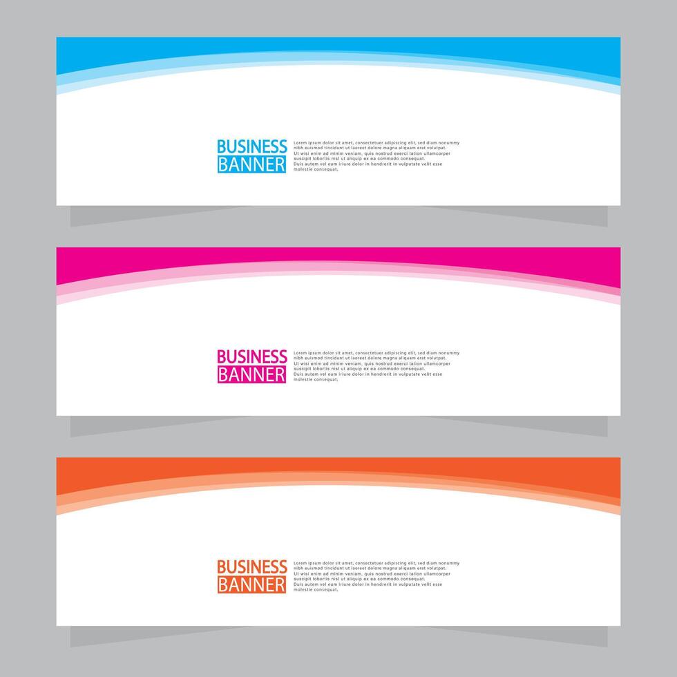 Banner templates design.modern banner. vector