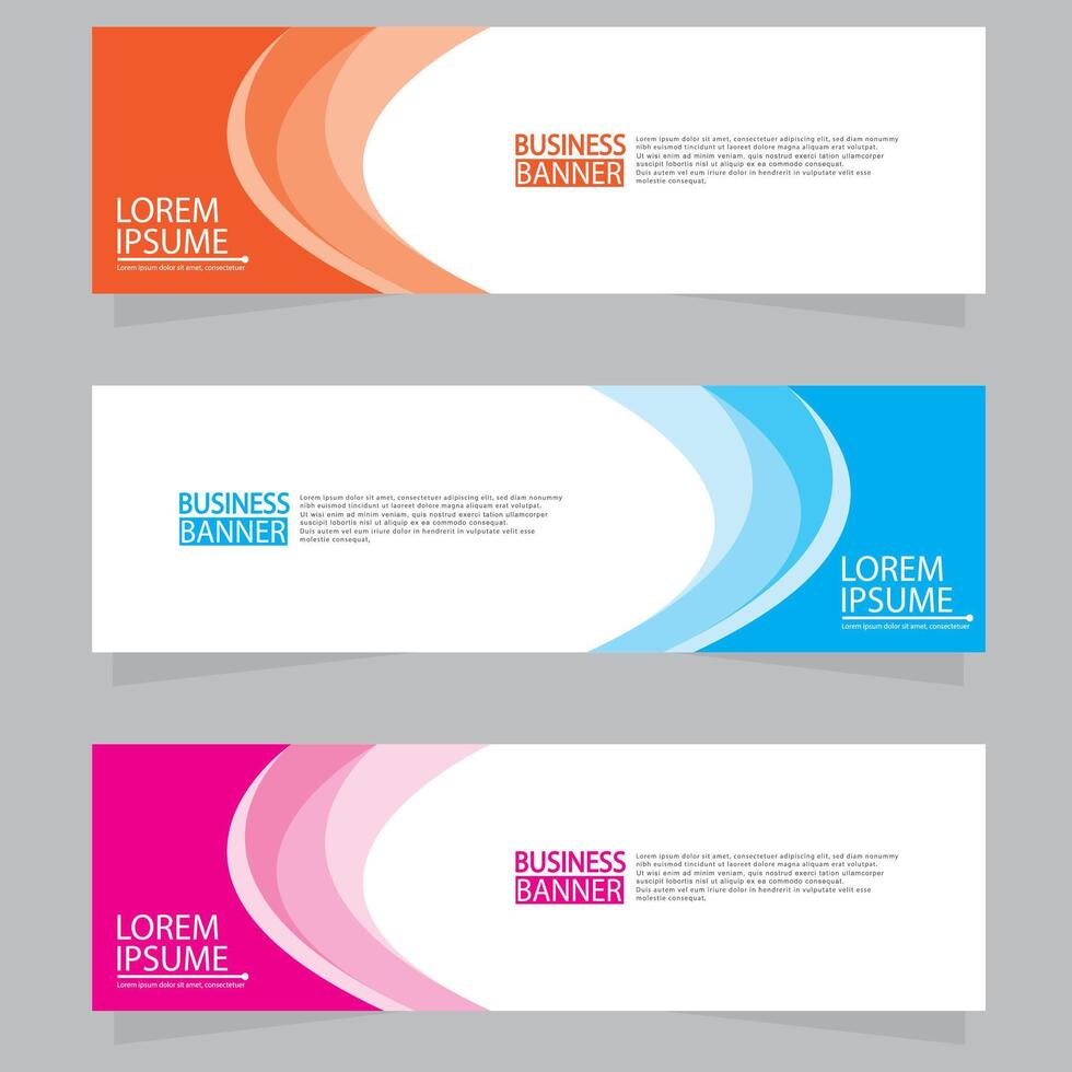 Banner templates design.modern banner. vector