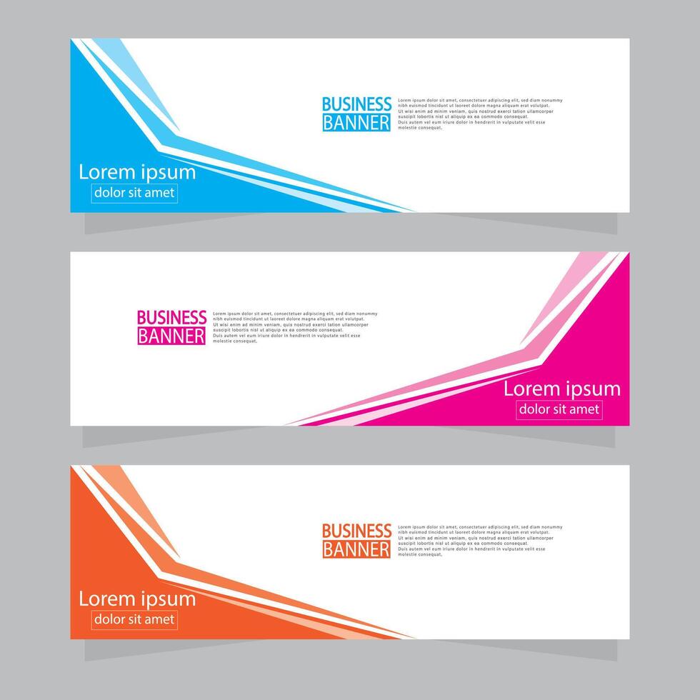 Banner templates design. modern banner. vector