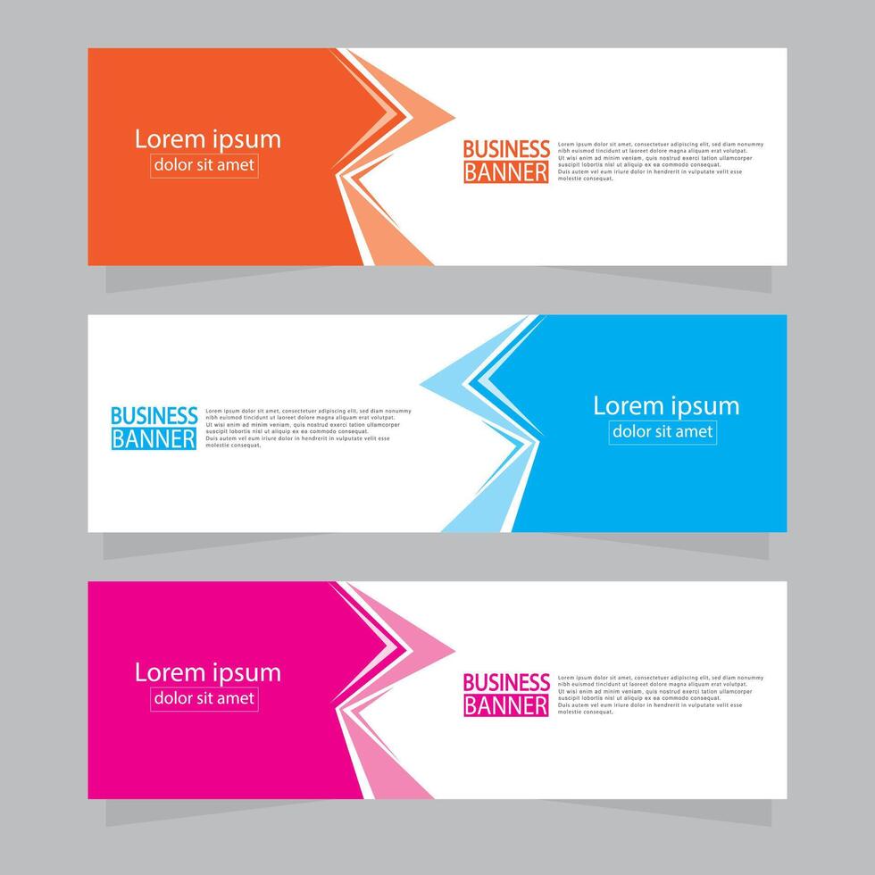 Banner templates design. modern banner. vector