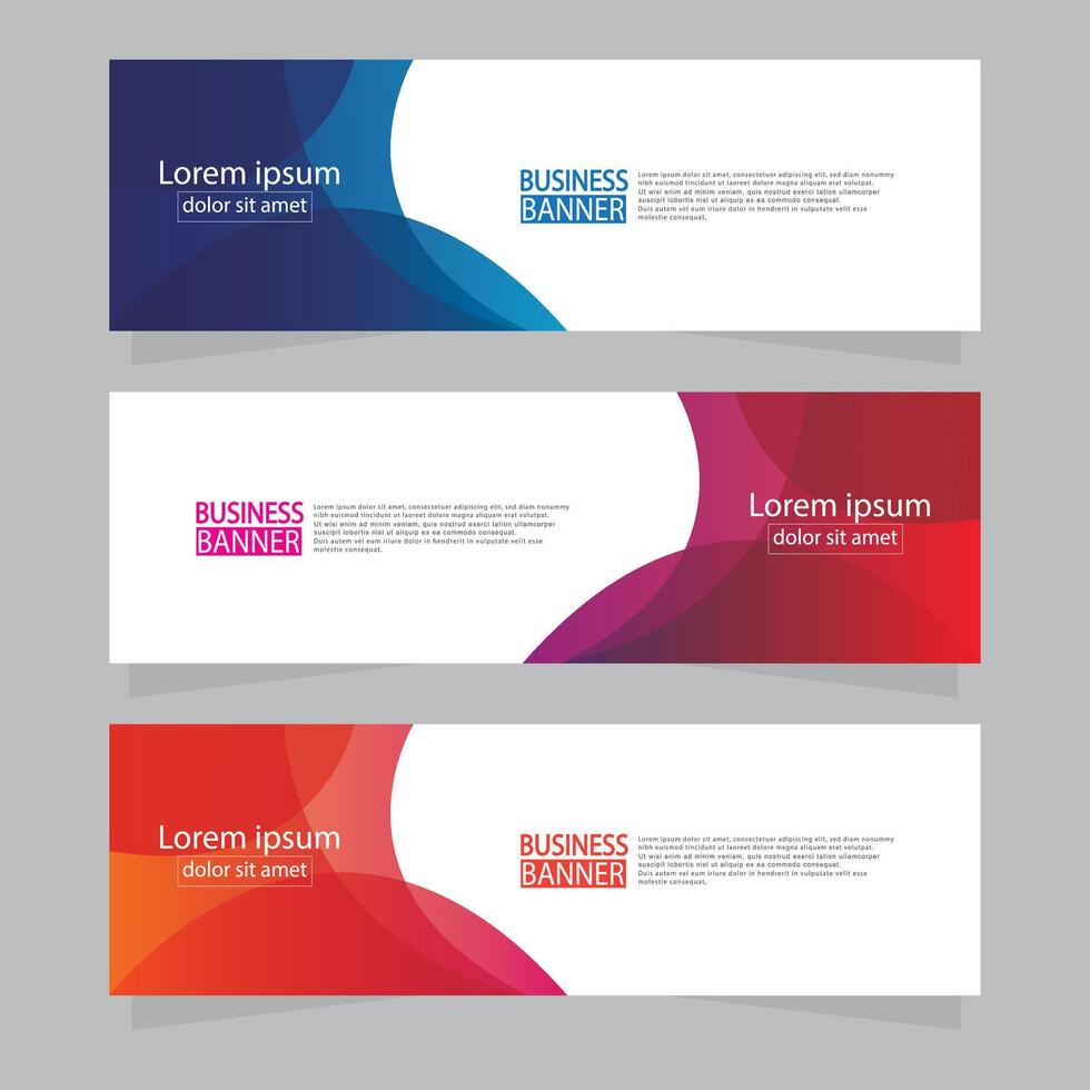 Banner templates design. modern banner. vector