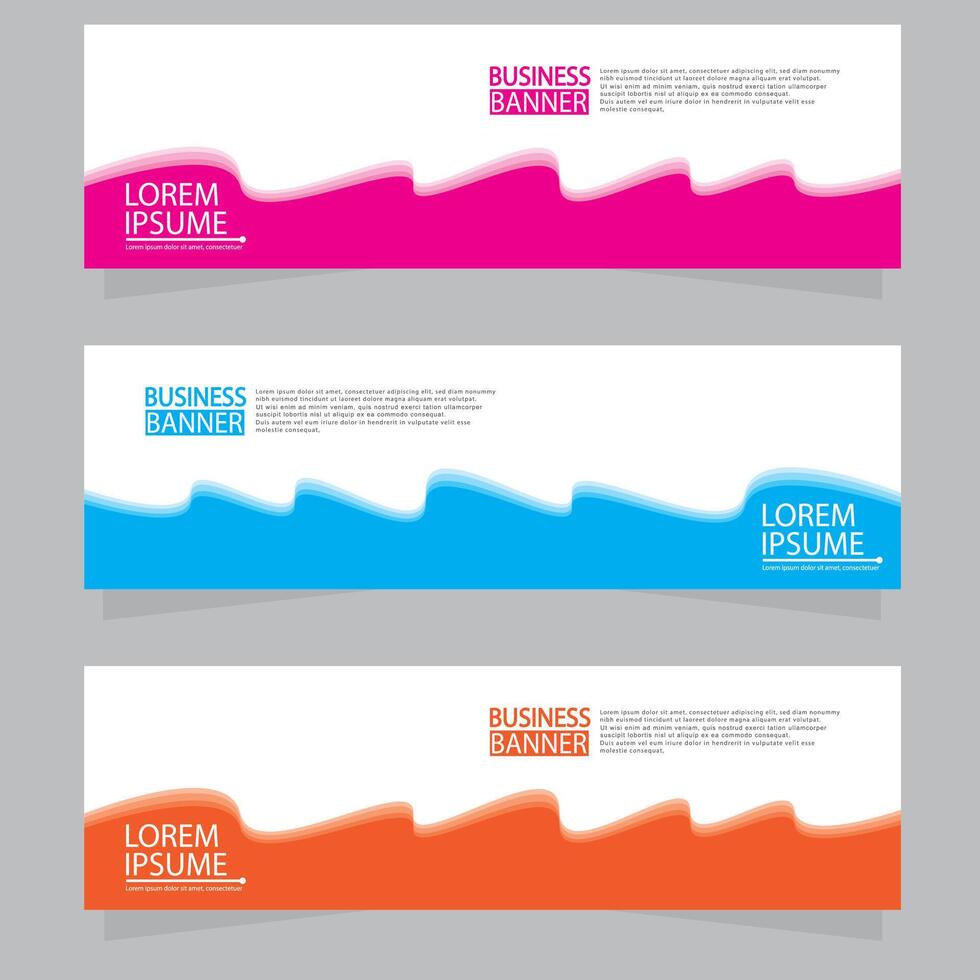 Banner templates design.modern banner. vector
