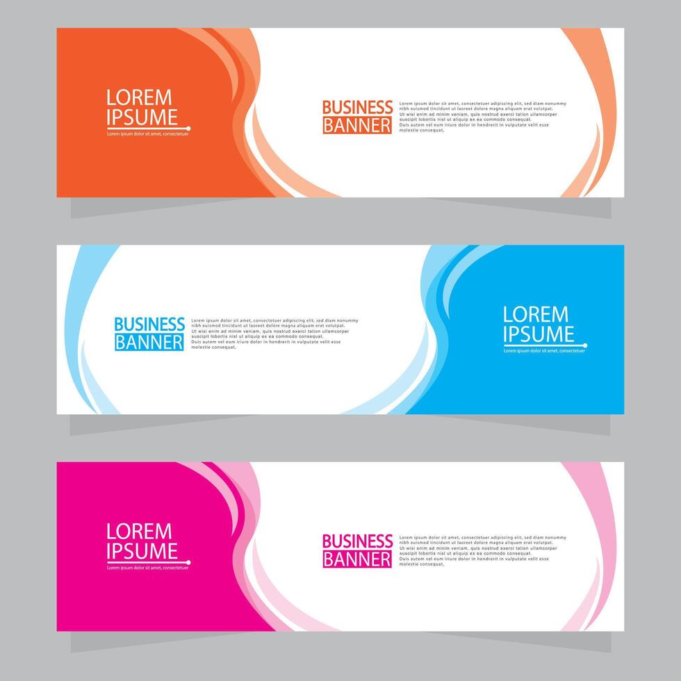 Banner templates design.modern banner. vector