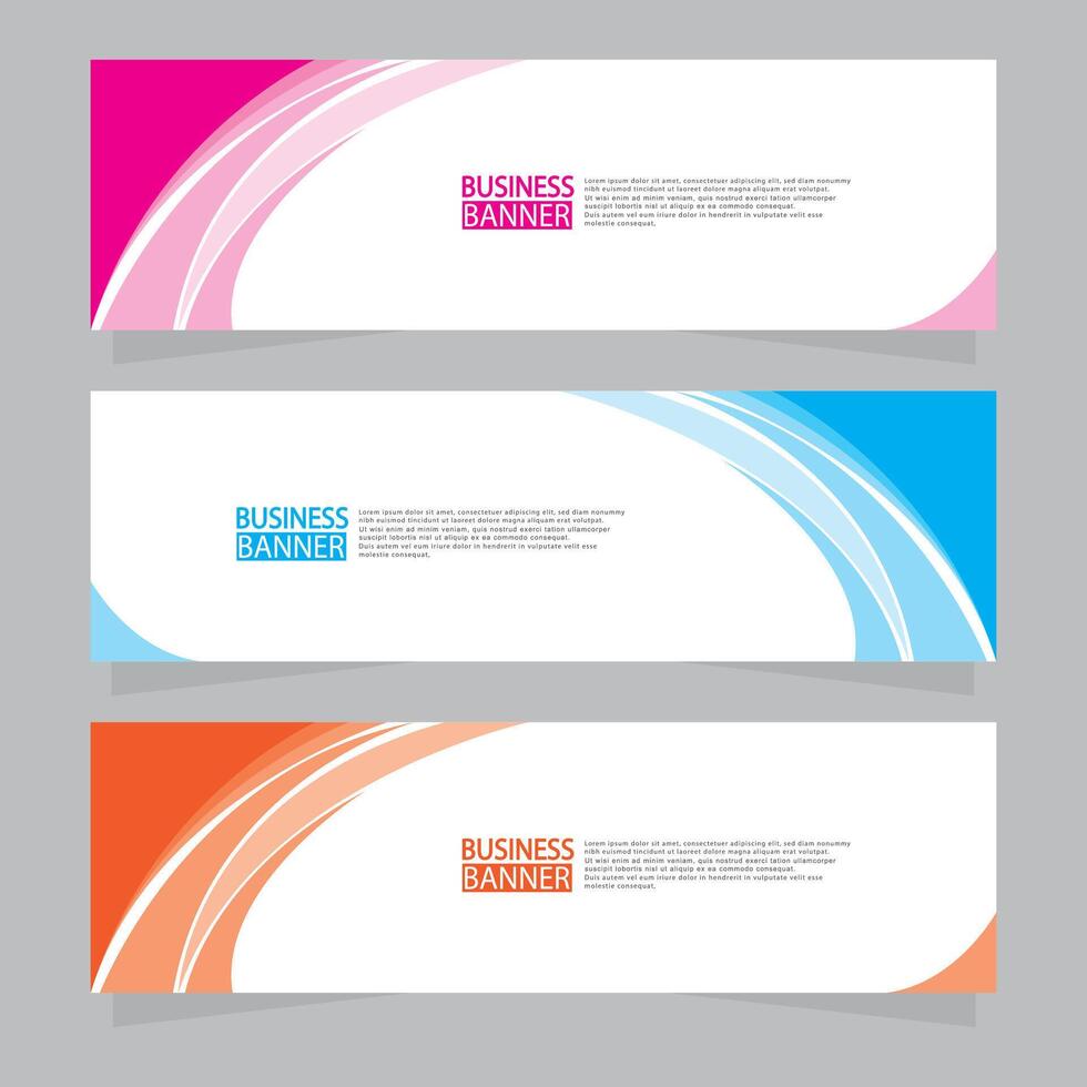 Banner templates design.modern banner. vector