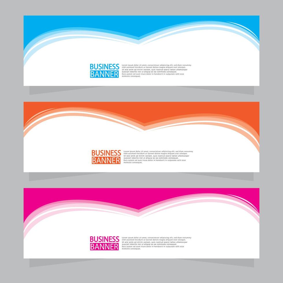Banner templates design.modern banner. vector