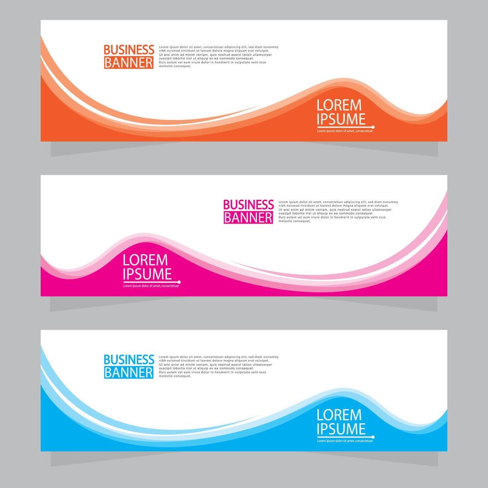 Banner templates design.modern banner. vector