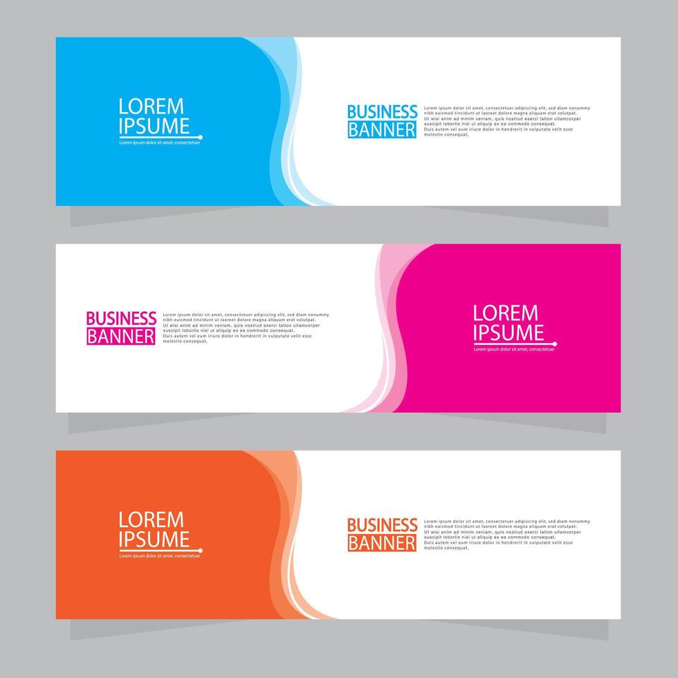 Banner templates design. modern banner. vector