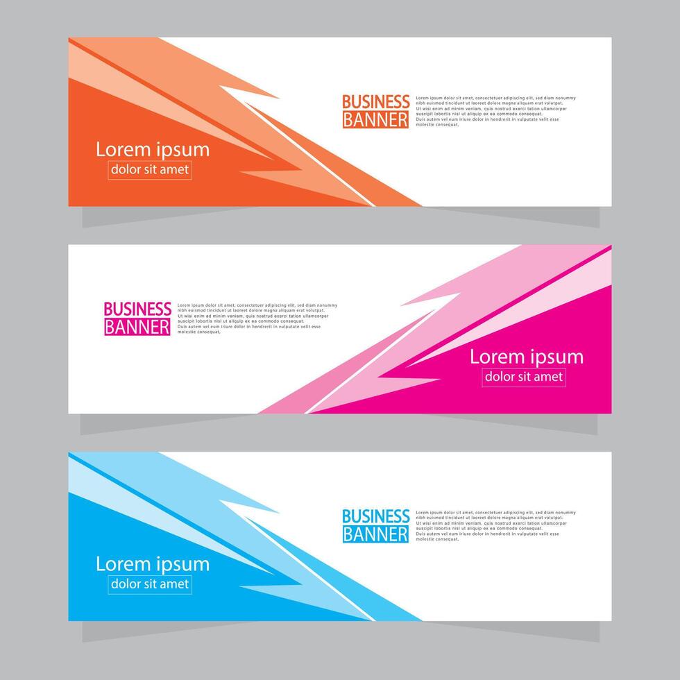 Banner templates design. modern banner. vector