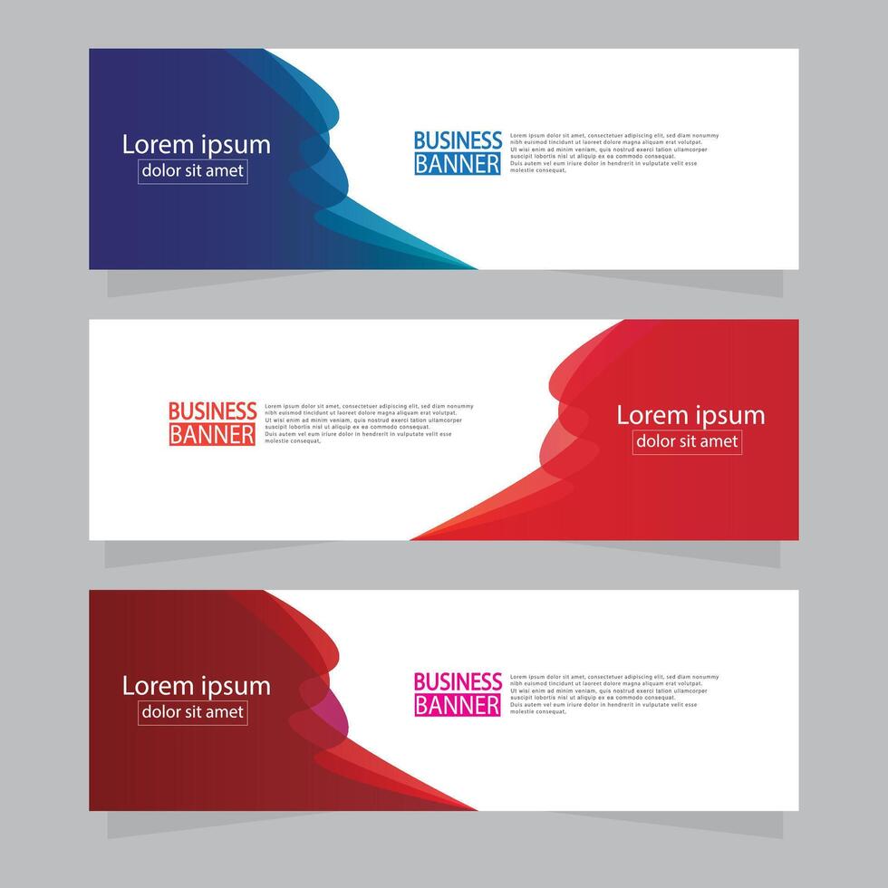 Banner templates design. modern banner. vector