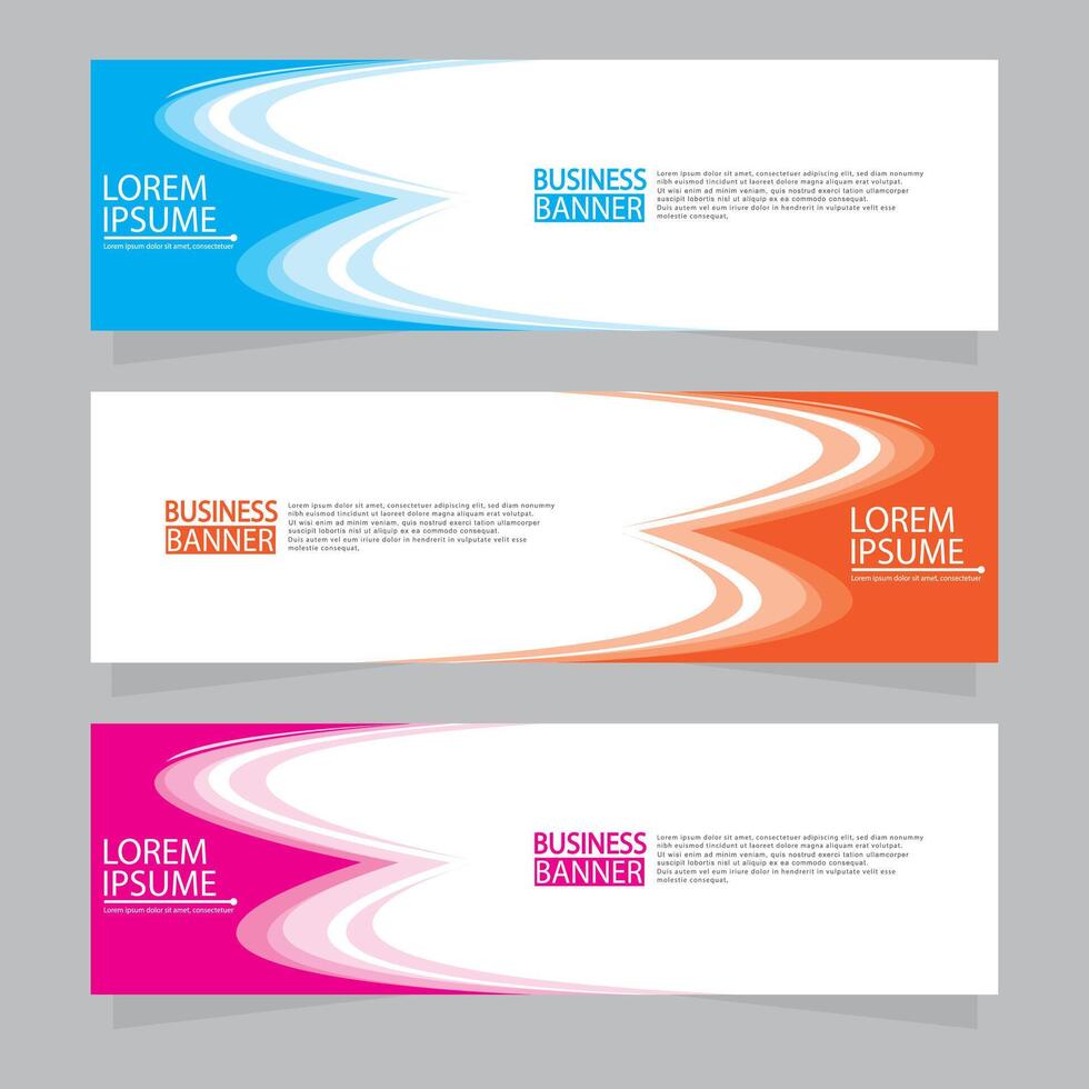 Banner templates design.modern banner. vector