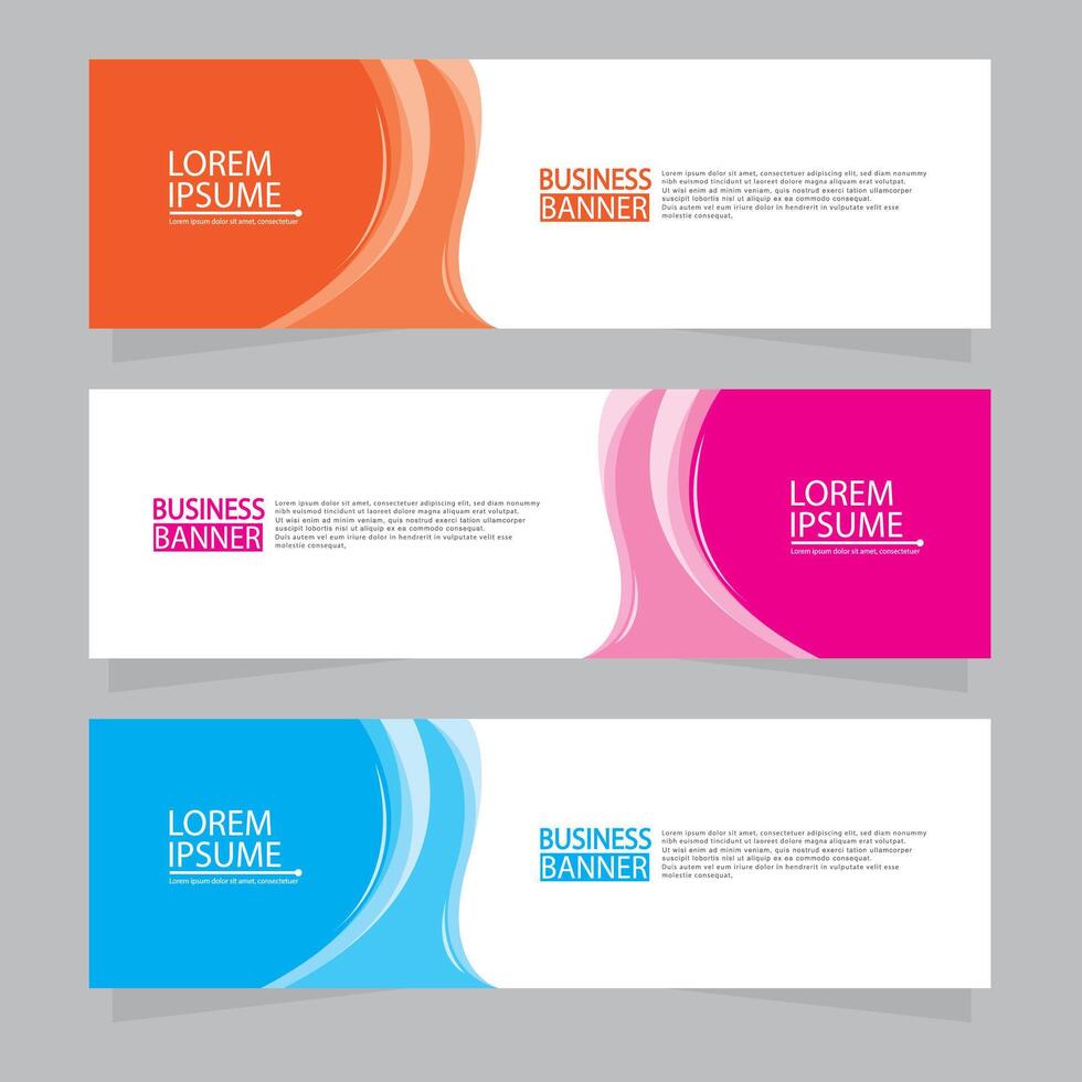 Banner templates design. modern banner. vector