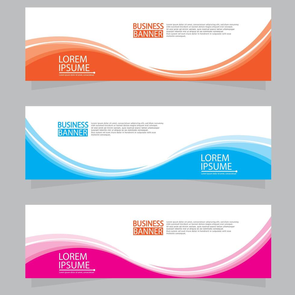 Banner templates design.modern banner. vector