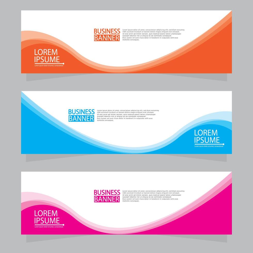 Banner templates design.modern banner. vector