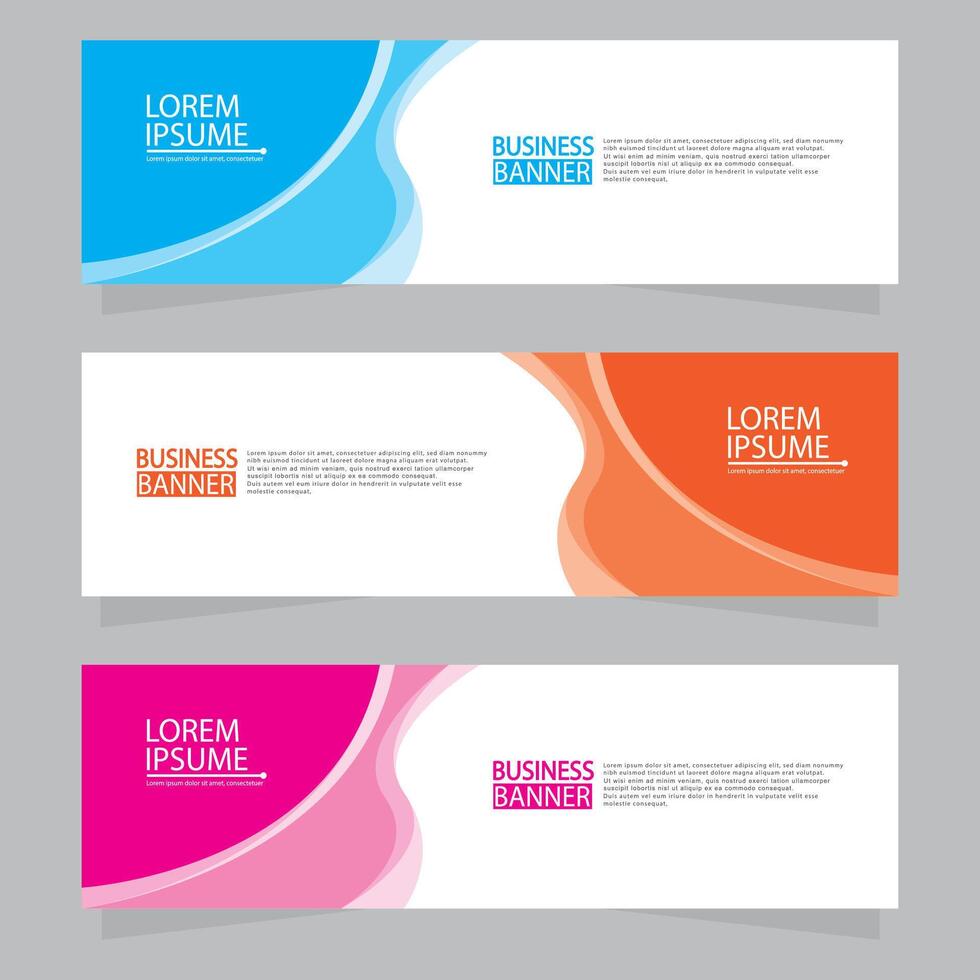 Banner templates design.modern banner. vector