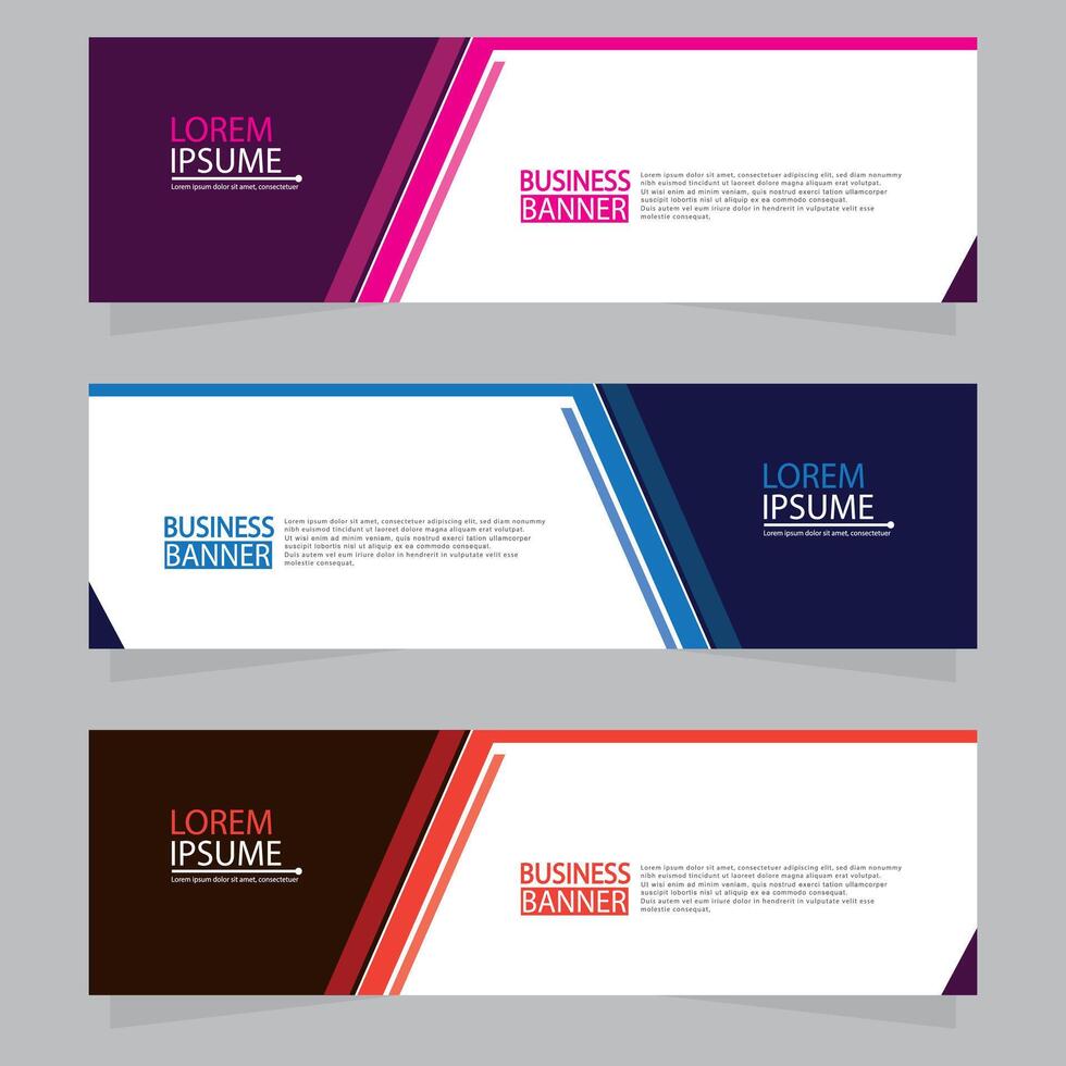 Banner template design.modern banner. vector