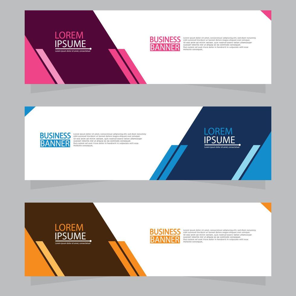 Banner template design.modern banner. vector