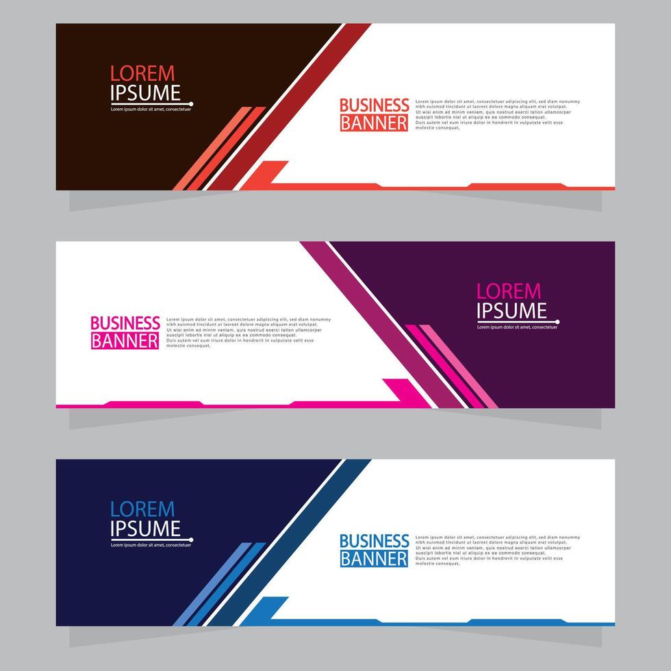 Banner template design.modern banner. vector