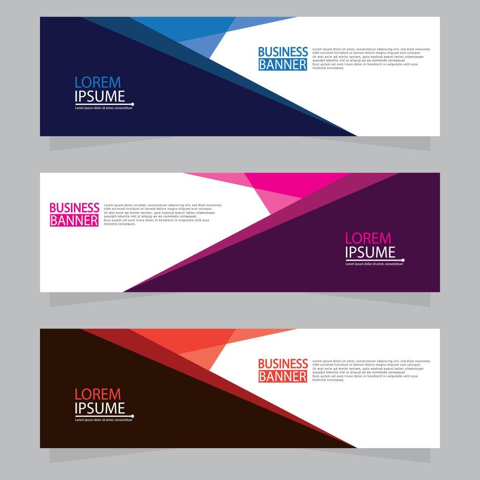 Banner template design.modern banner. vector