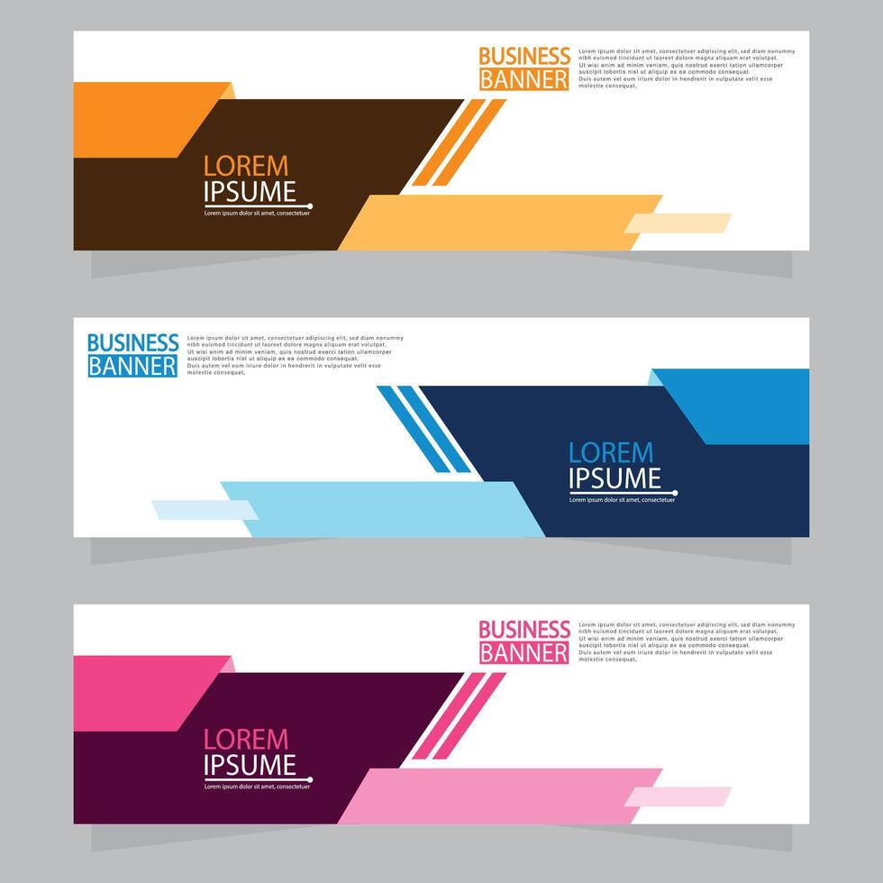 Banner template design.modern banner. vector