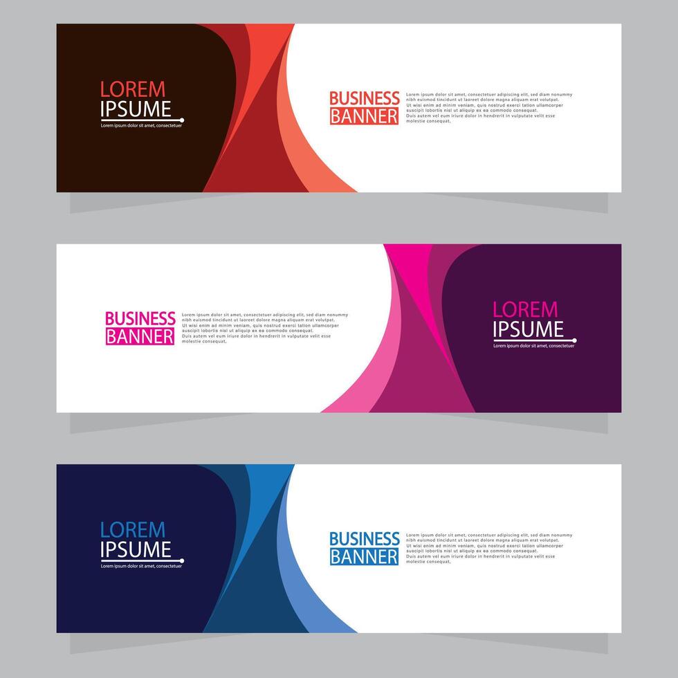 Banner template design.modern banner. vector