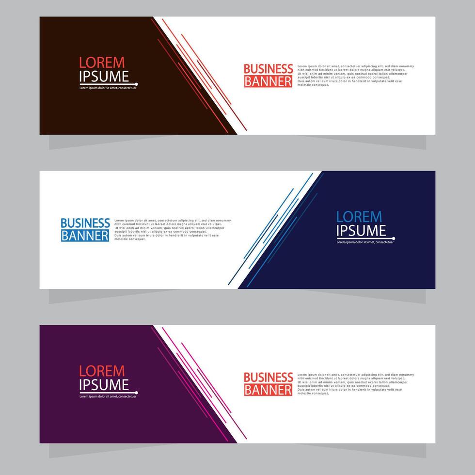 Banner template design.modern banner. vector