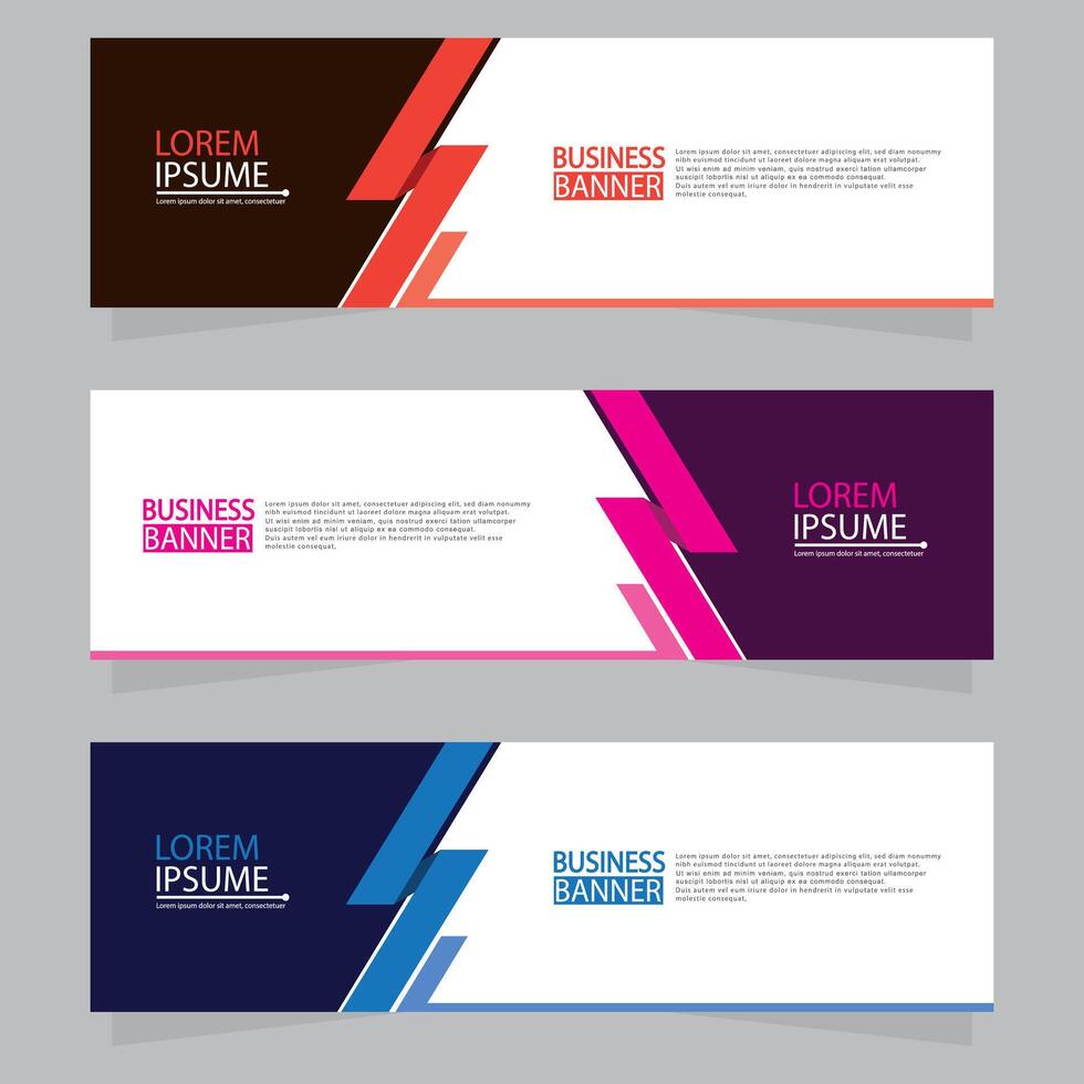 Banner template design.modern banner. vector