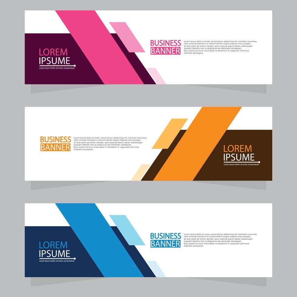 Banner template design.modern banner. vector