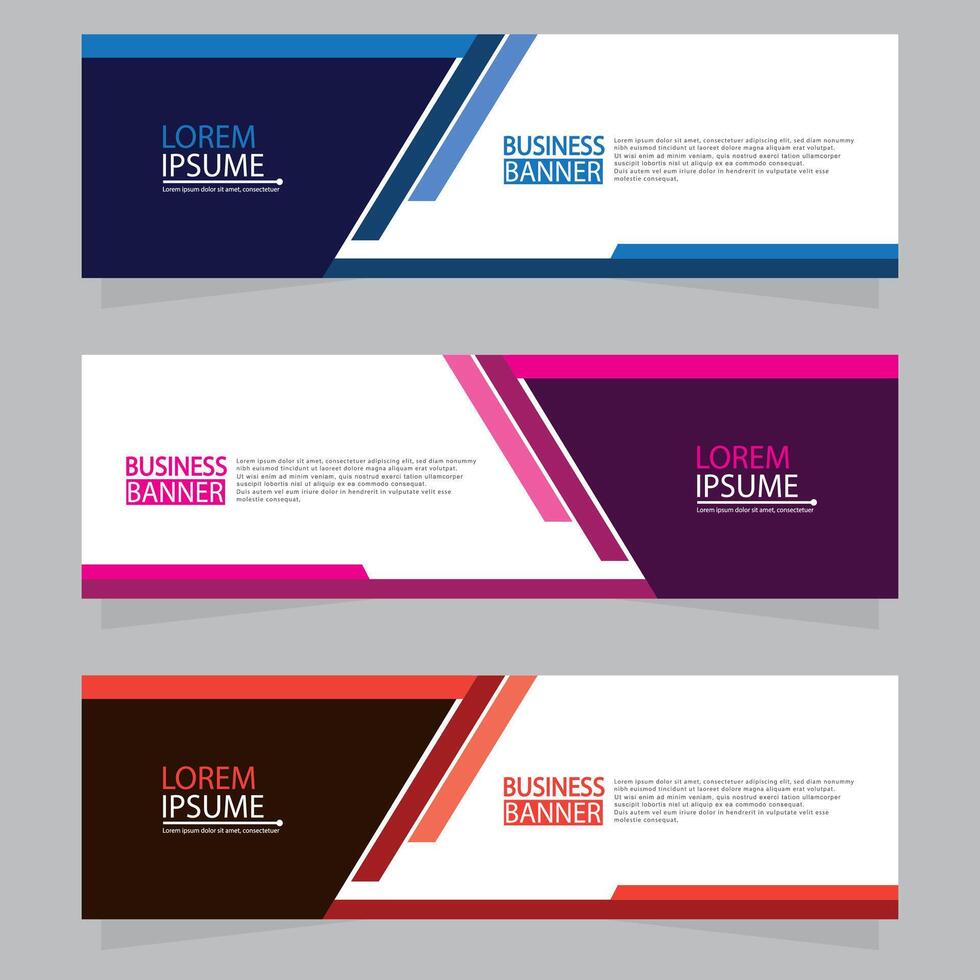 Banner template design.modern banner. vector