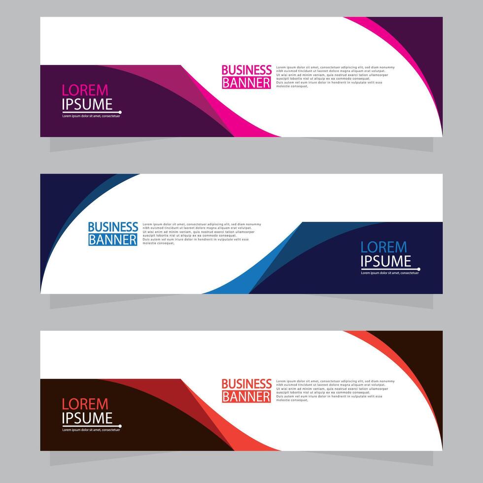 Banner template design.modern banner. vector