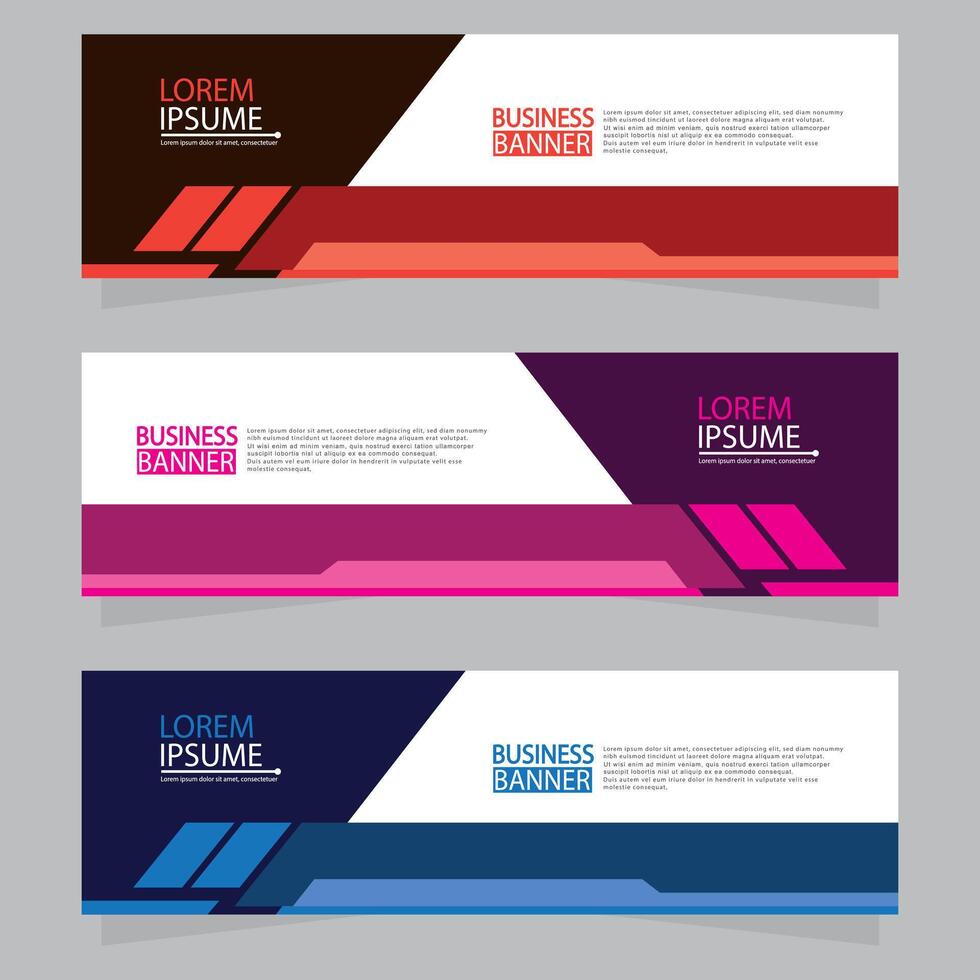 Banner template design.modern banner. vector