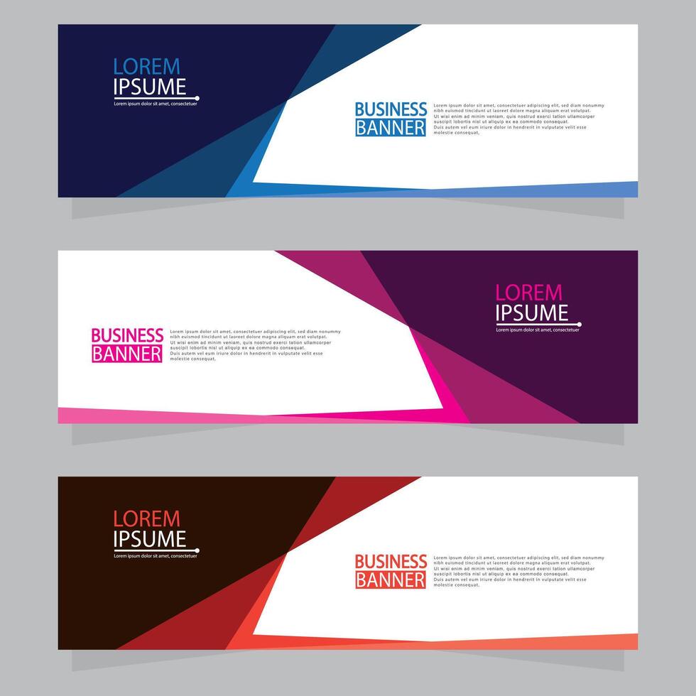 Banner template design.modern banner. vector