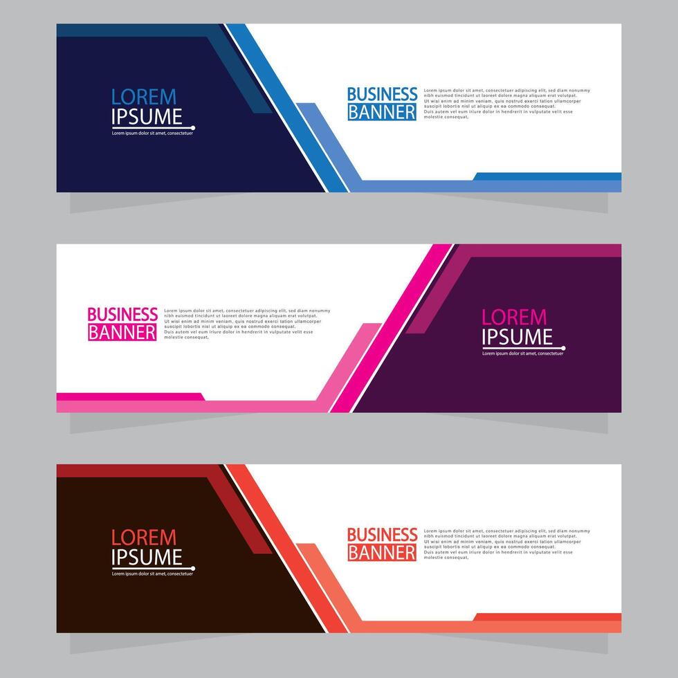 Banner template design.modern banner. vector