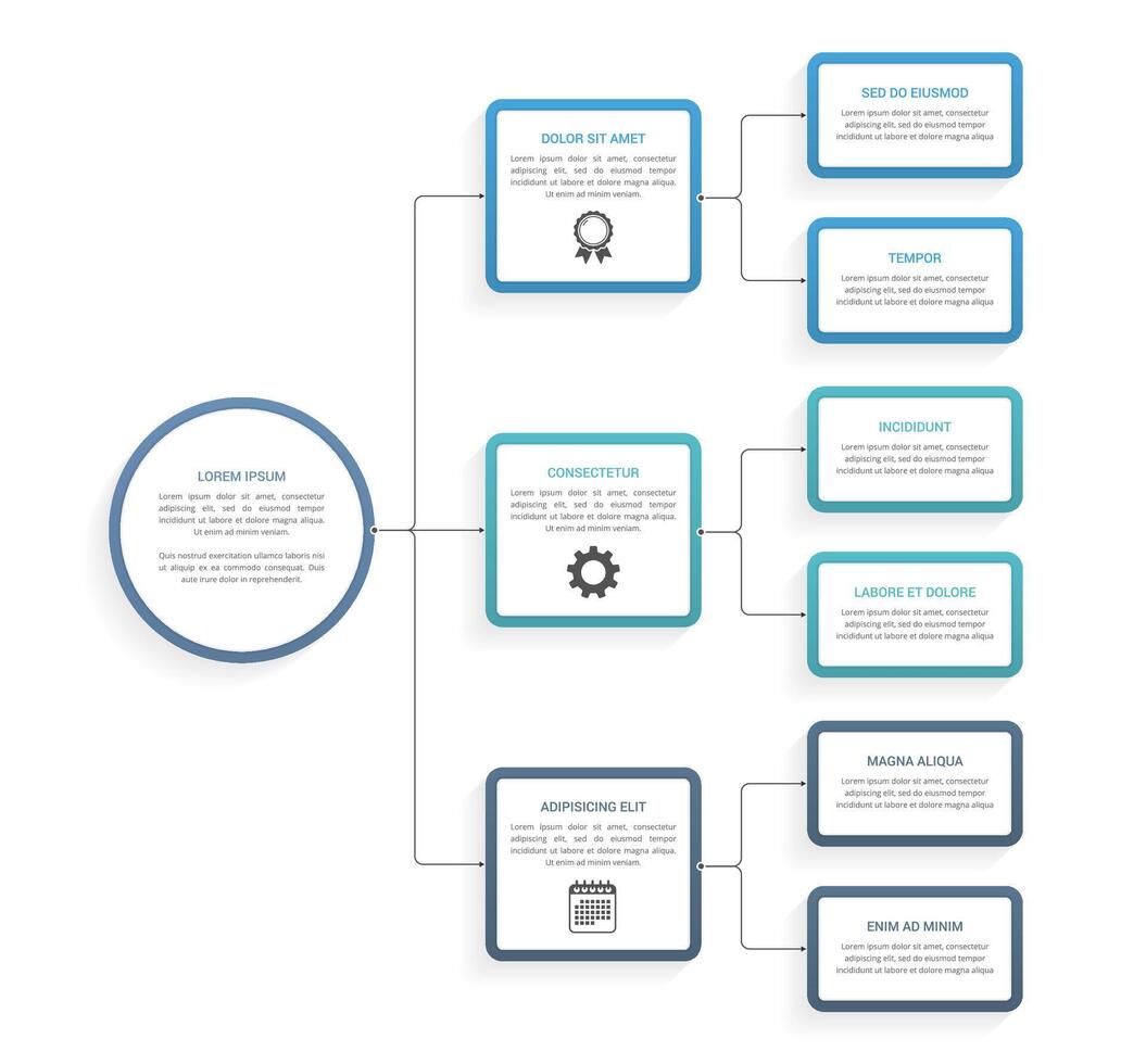 Flow Chart Template vector