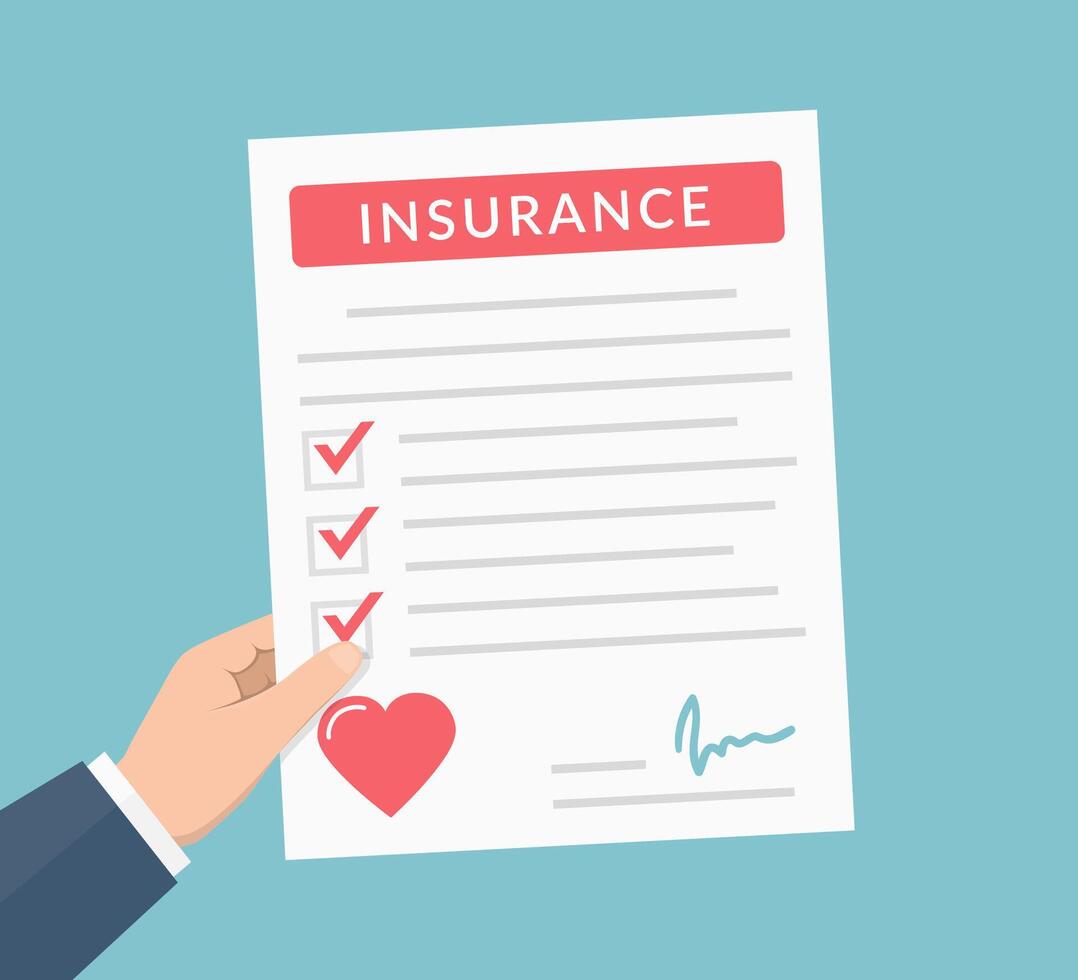 Health insurance concept vector