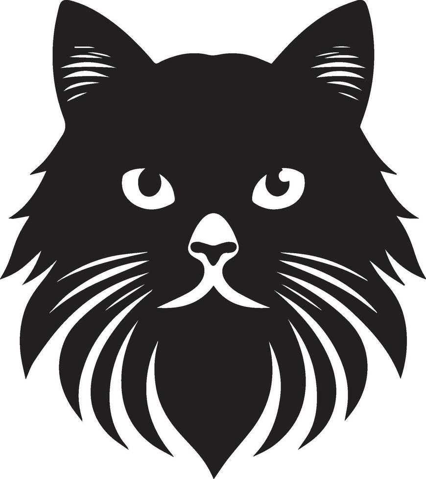logo cat animal vector