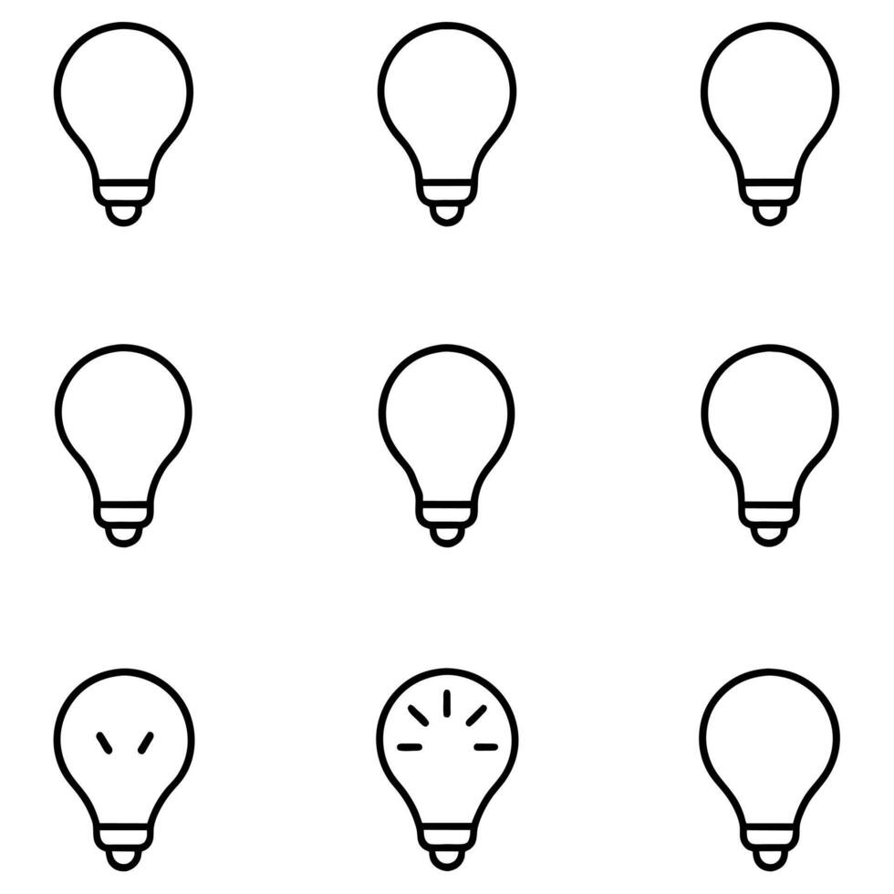 Idea Generation icon concpet set art illustration vector