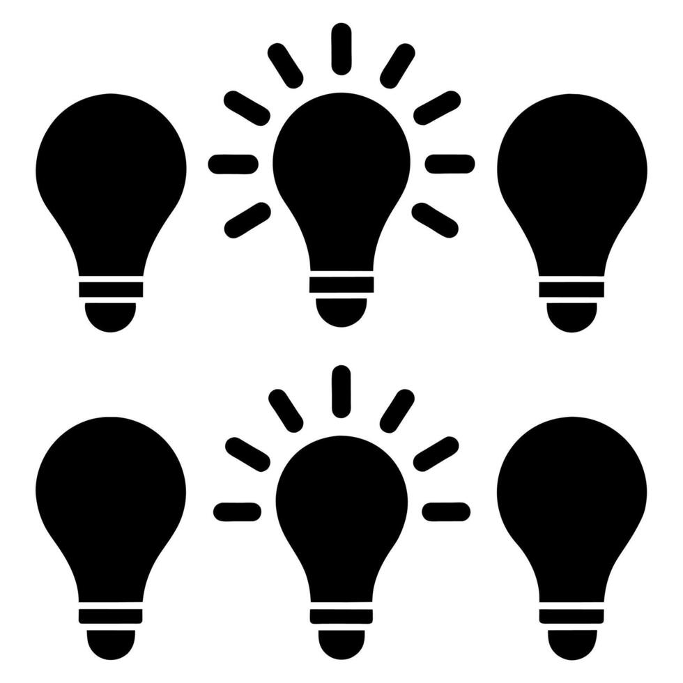 Idea Generation icon concpet set art illustration vector