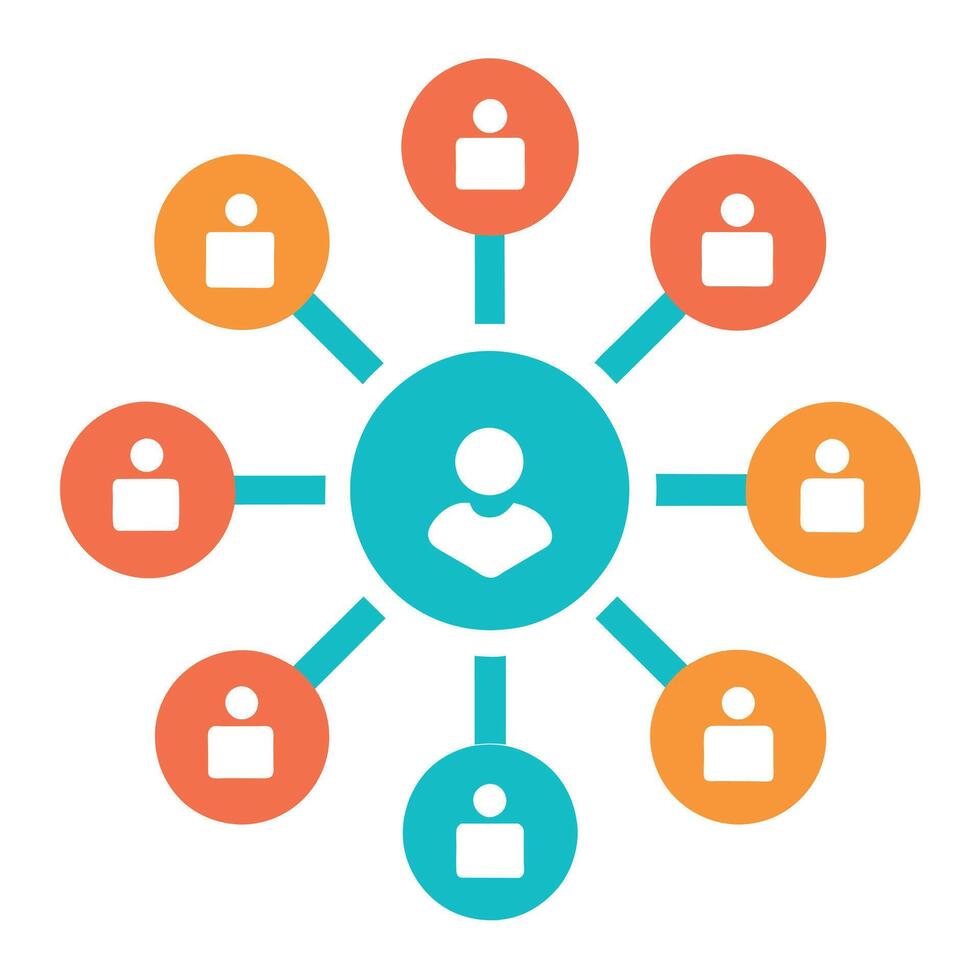 a set of Connections icon, Connections icon set, various style set pack vector