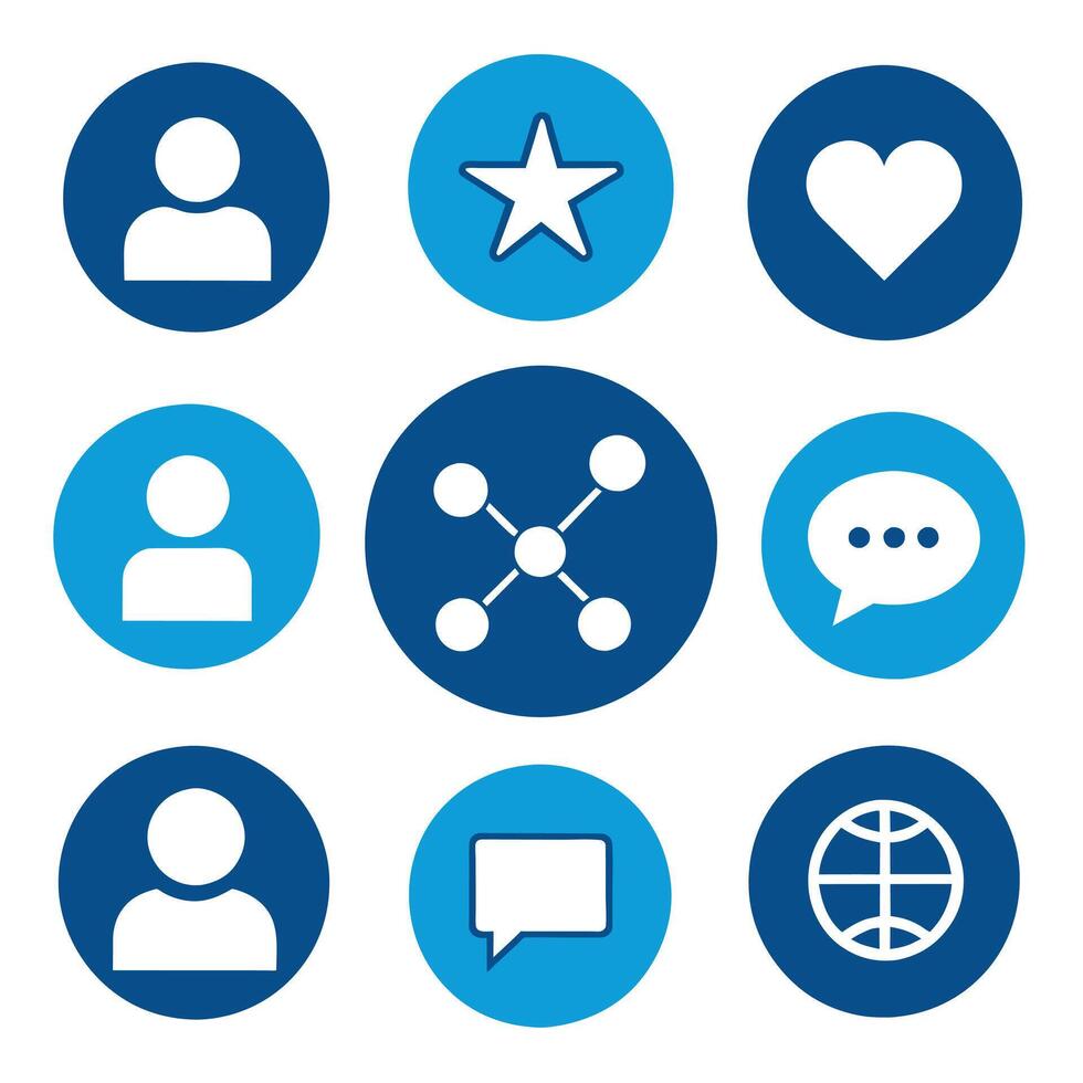 a set of Connections icon, Connections icon set, various style set pack vector