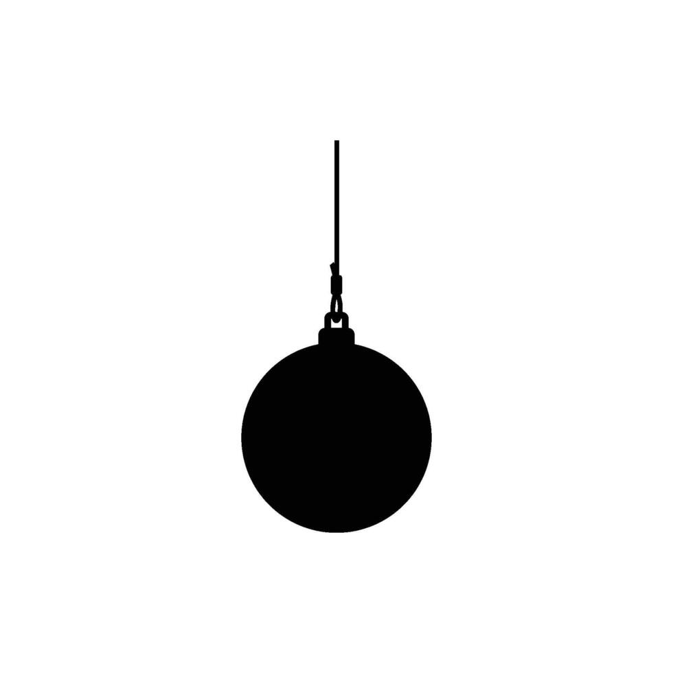 wrecking steel ball icon vector