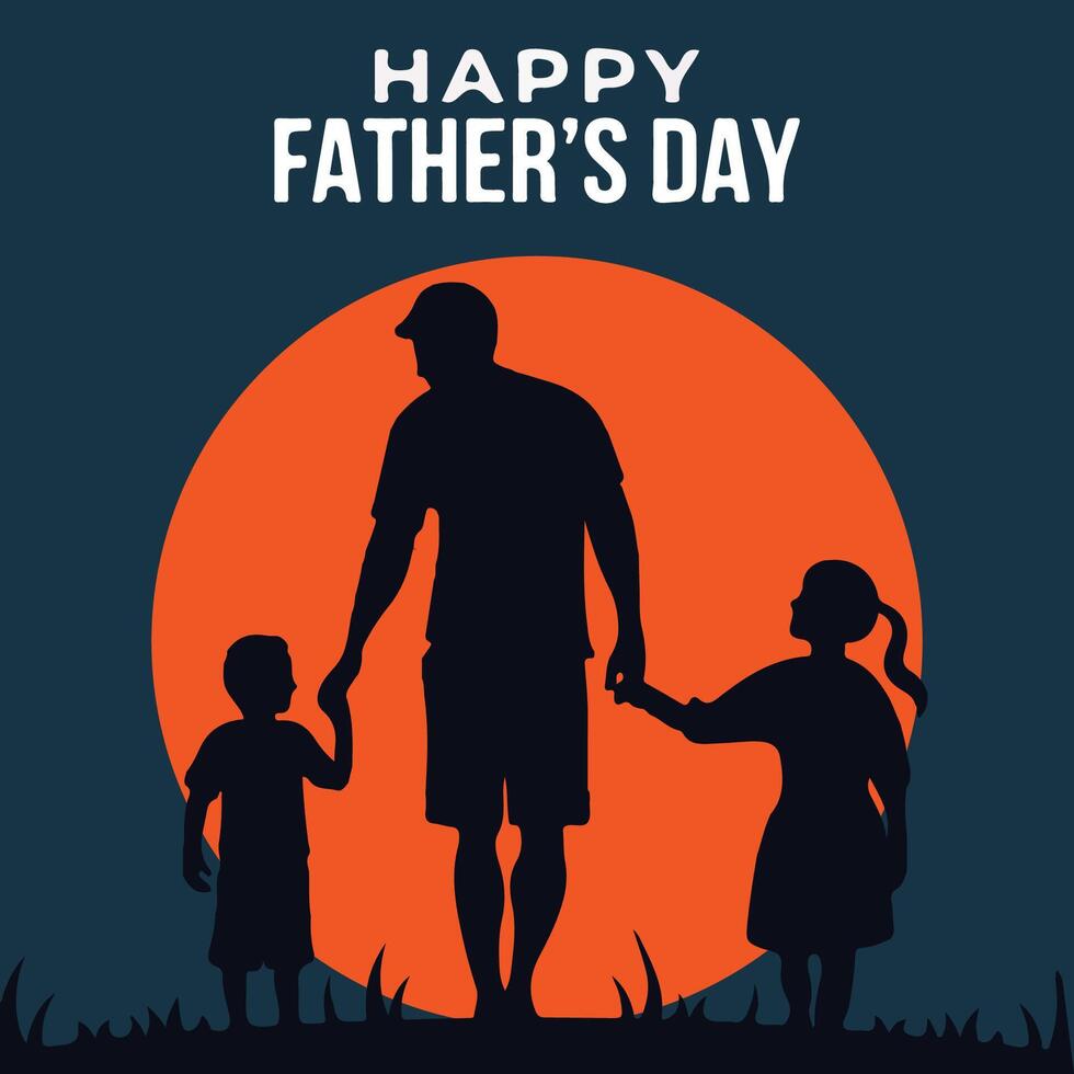 International Happy Fathers Day Free Design vector