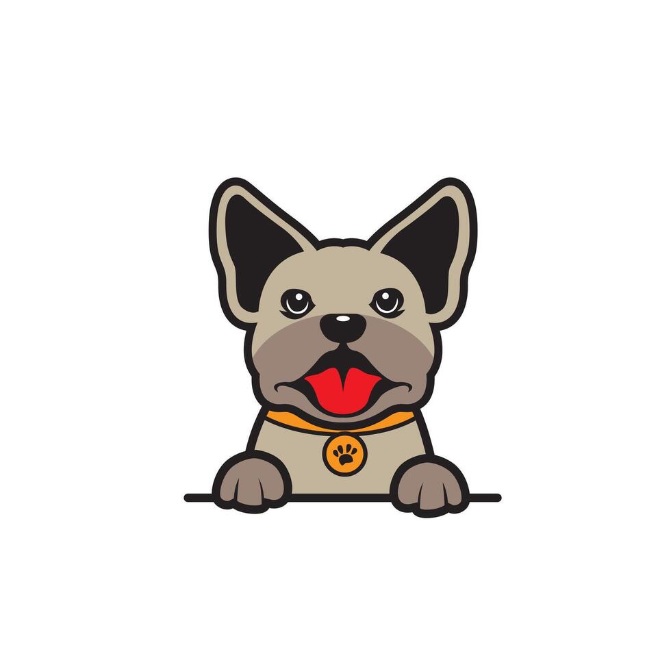 cute cartoon dog vector