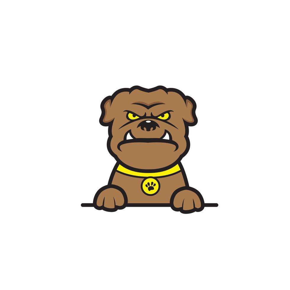 cute cartoon dog vector