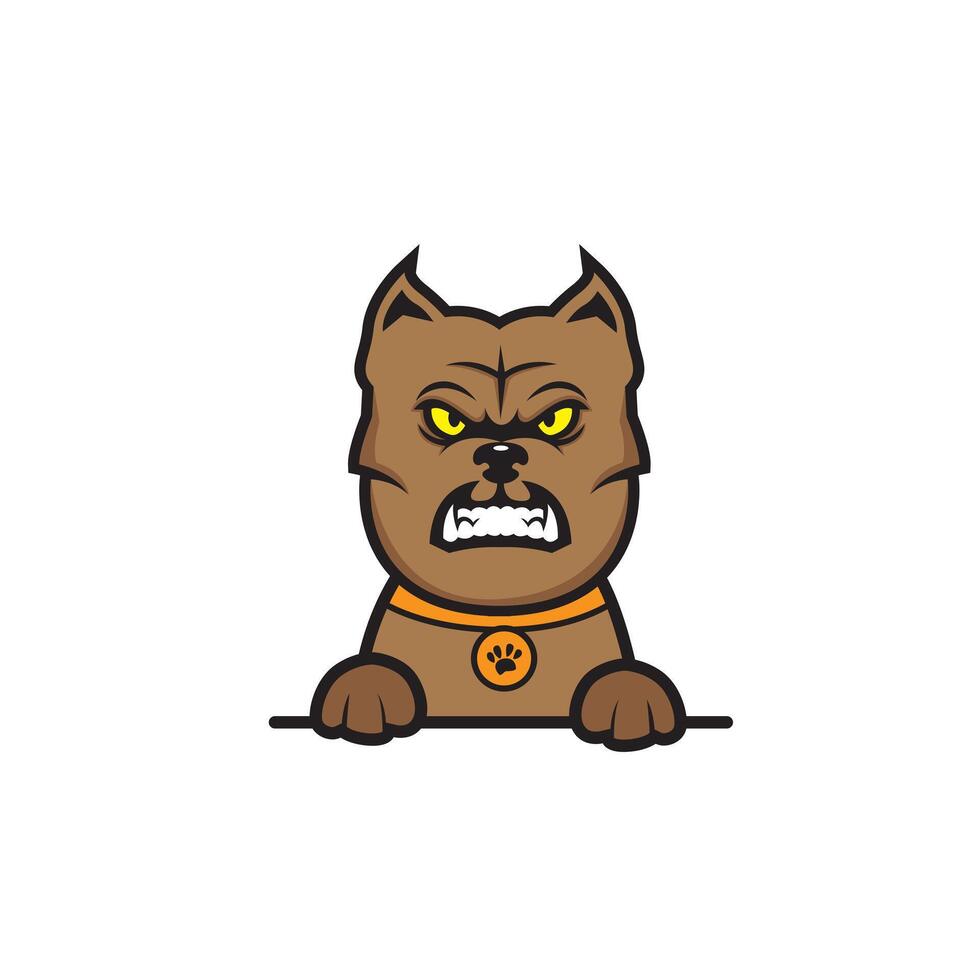 cute cartoon dog vector