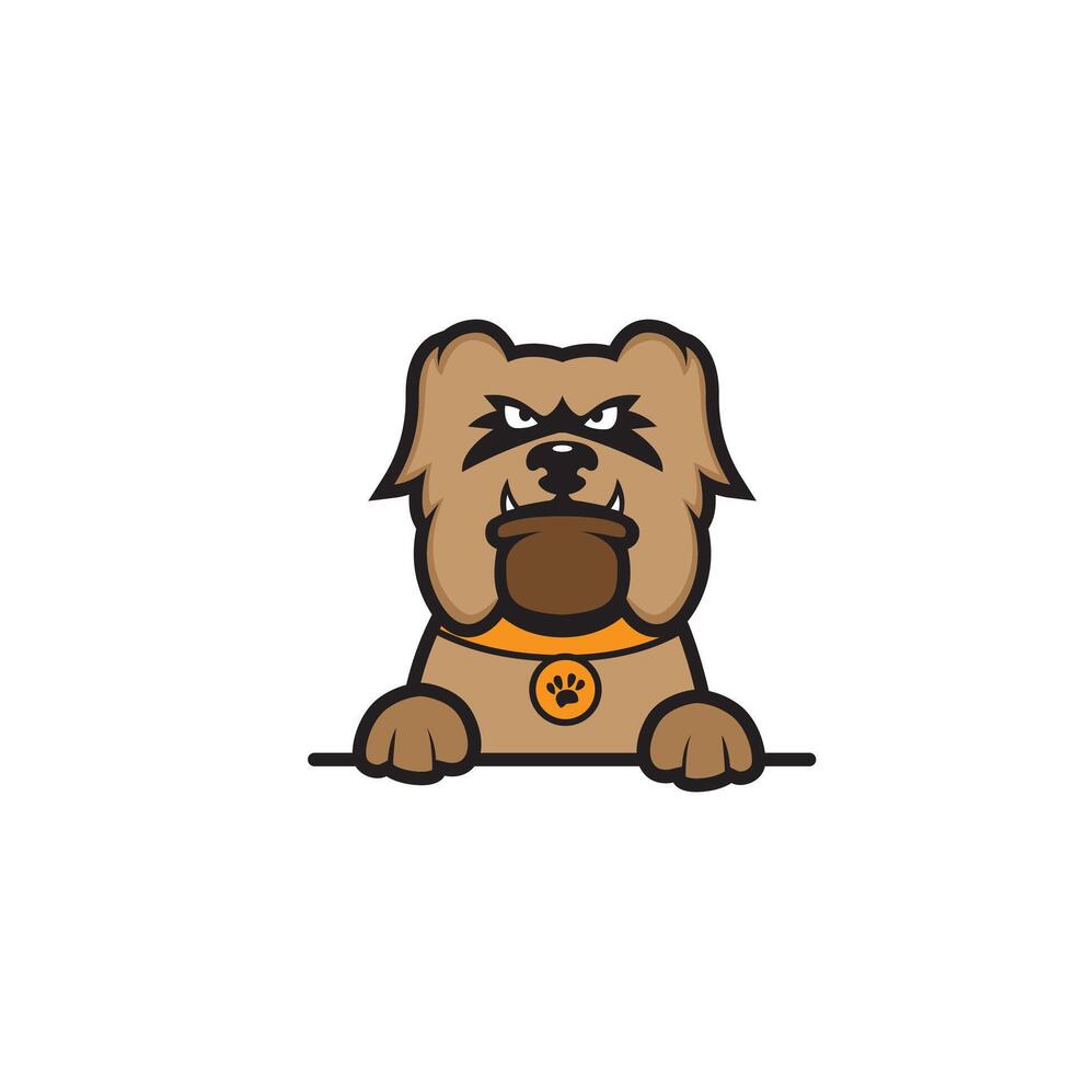 cute cartoon dog vector
